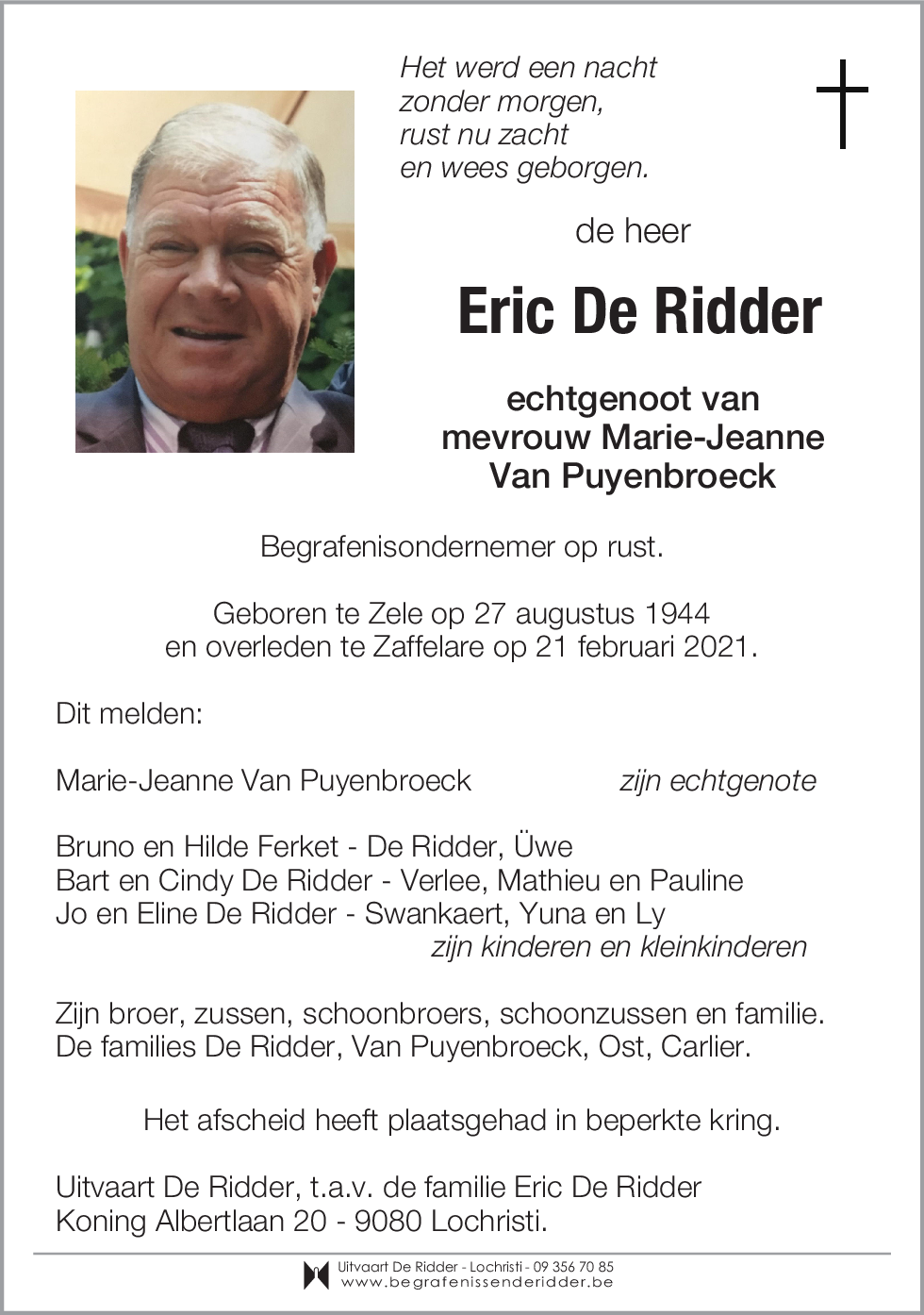 Eric De Ridder