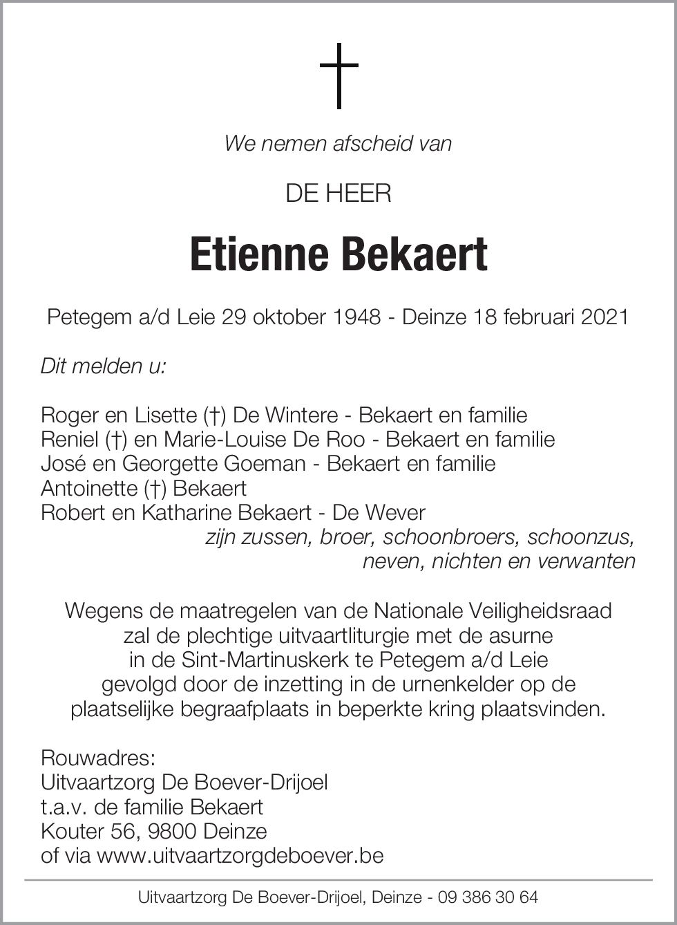 Etienne Bekaert