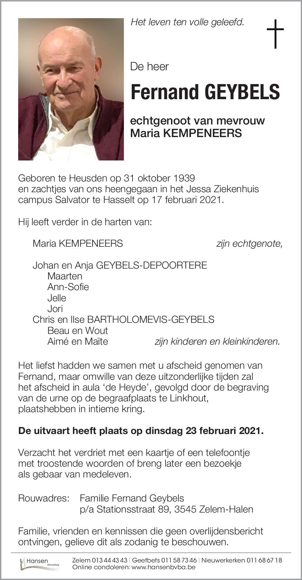 Fernand GEYBELS