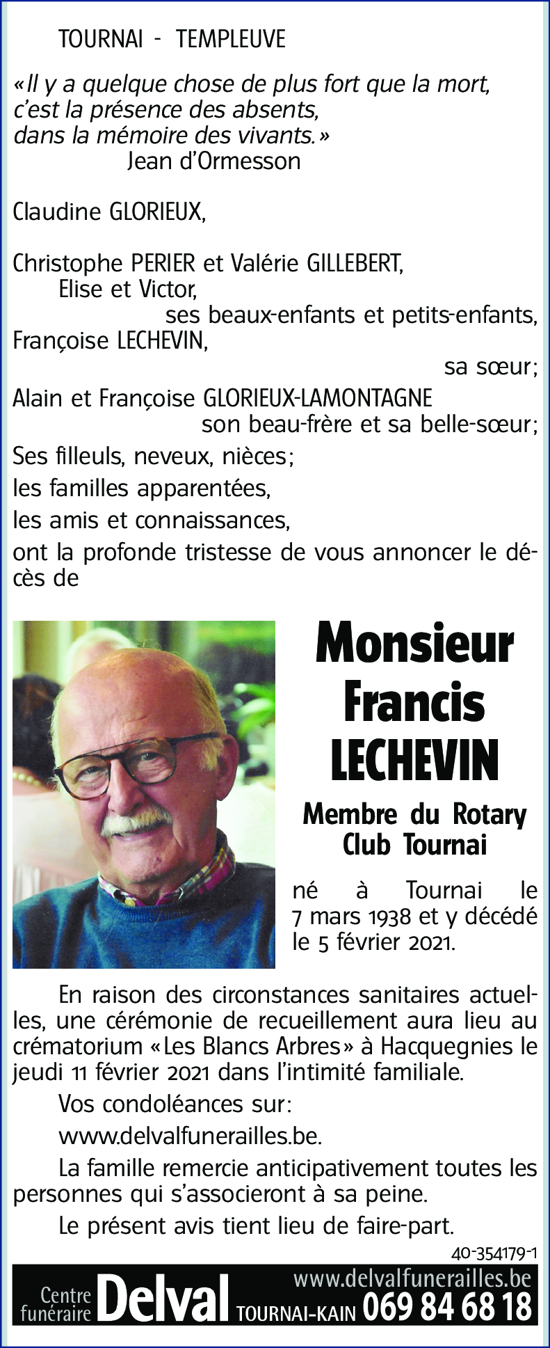 Francis LECHEVIN