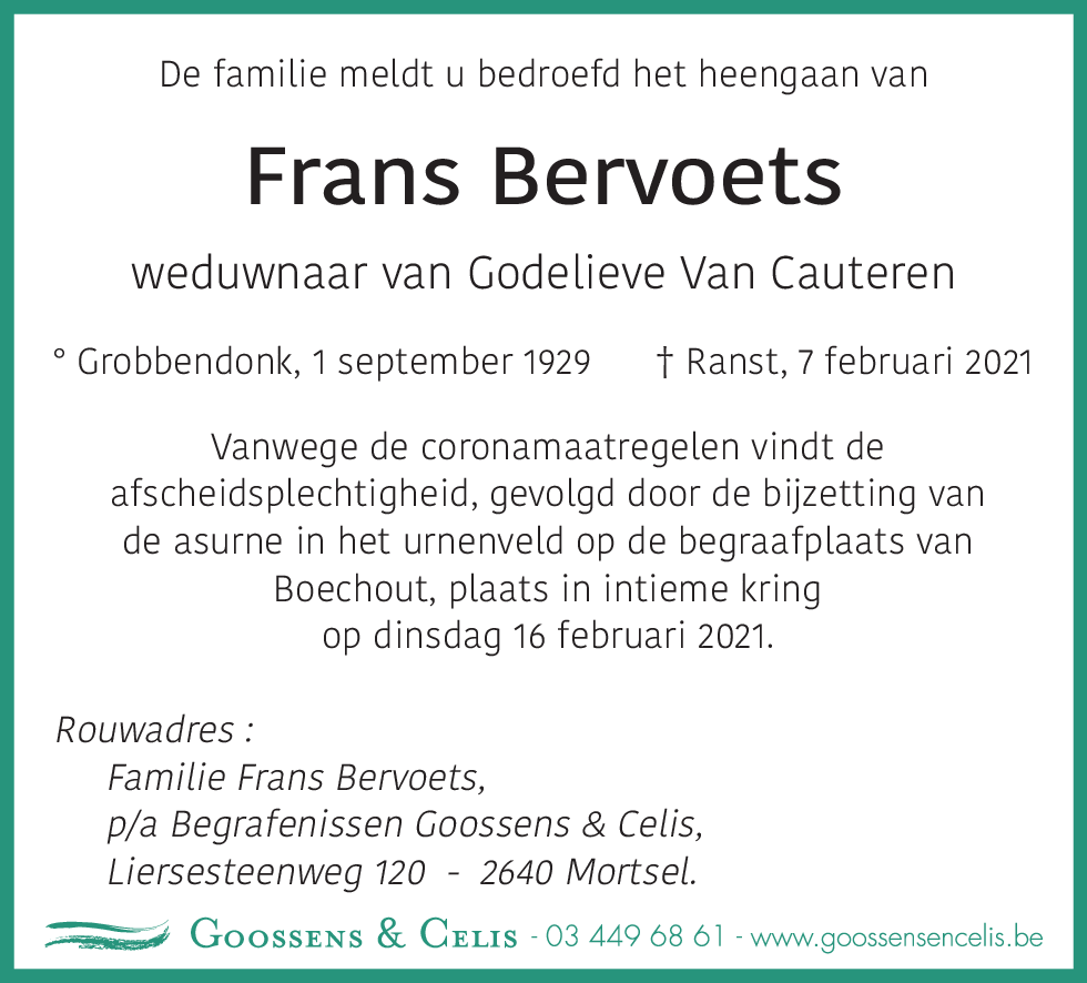 Frans Bervoets