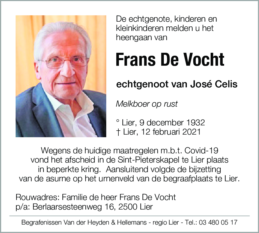 Frans De Vocht