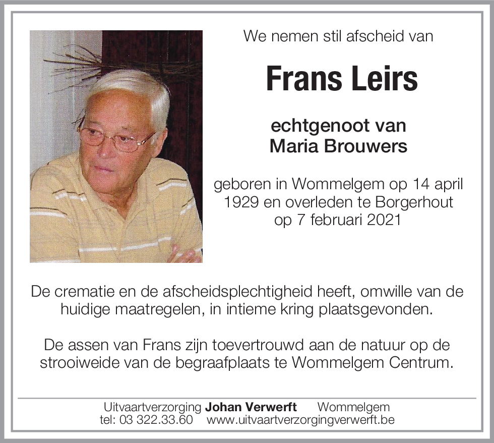 Frans Leirs