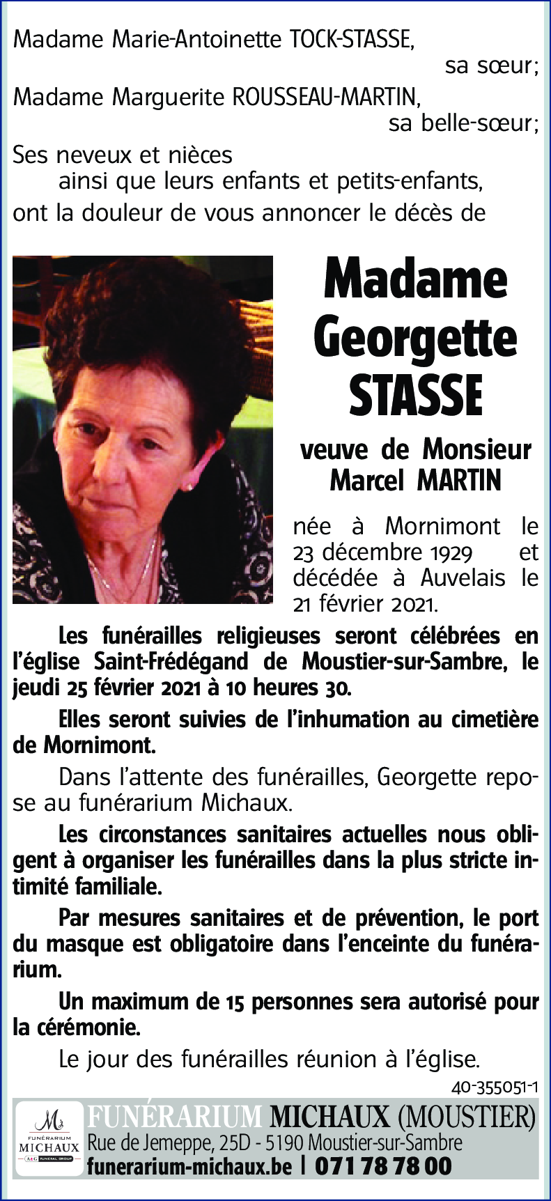 Georgette STASSE