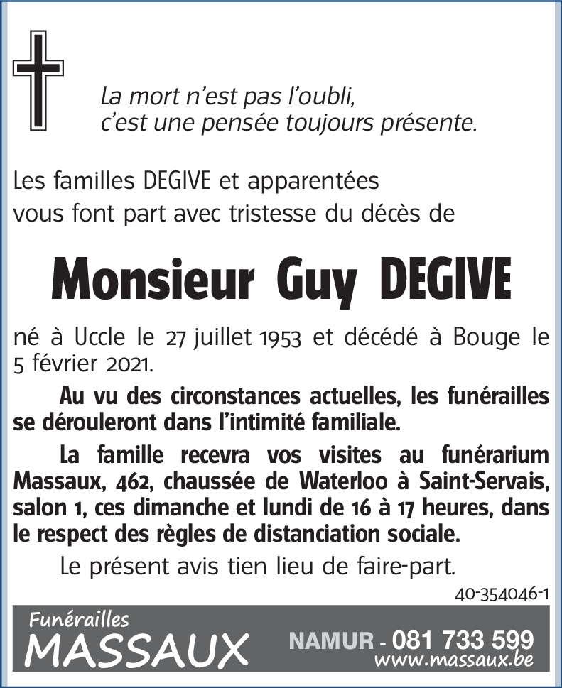 Guy DEGIVE