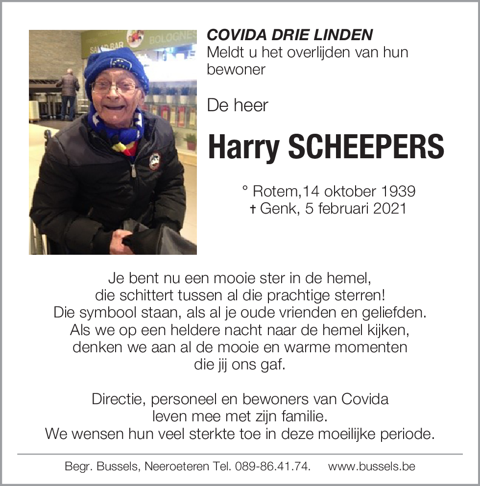 Harry SCHEEPERS