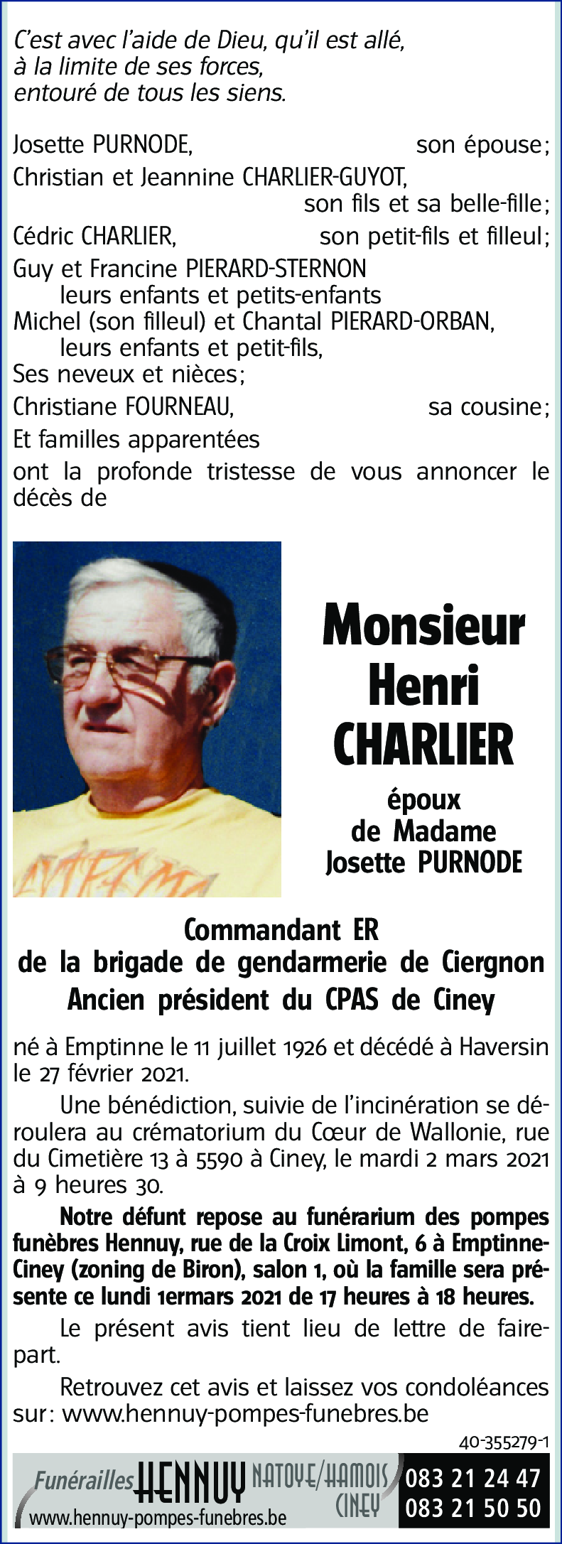 Henri CHARLIER
