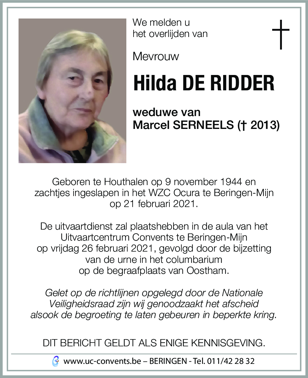 Hilda De Ridder