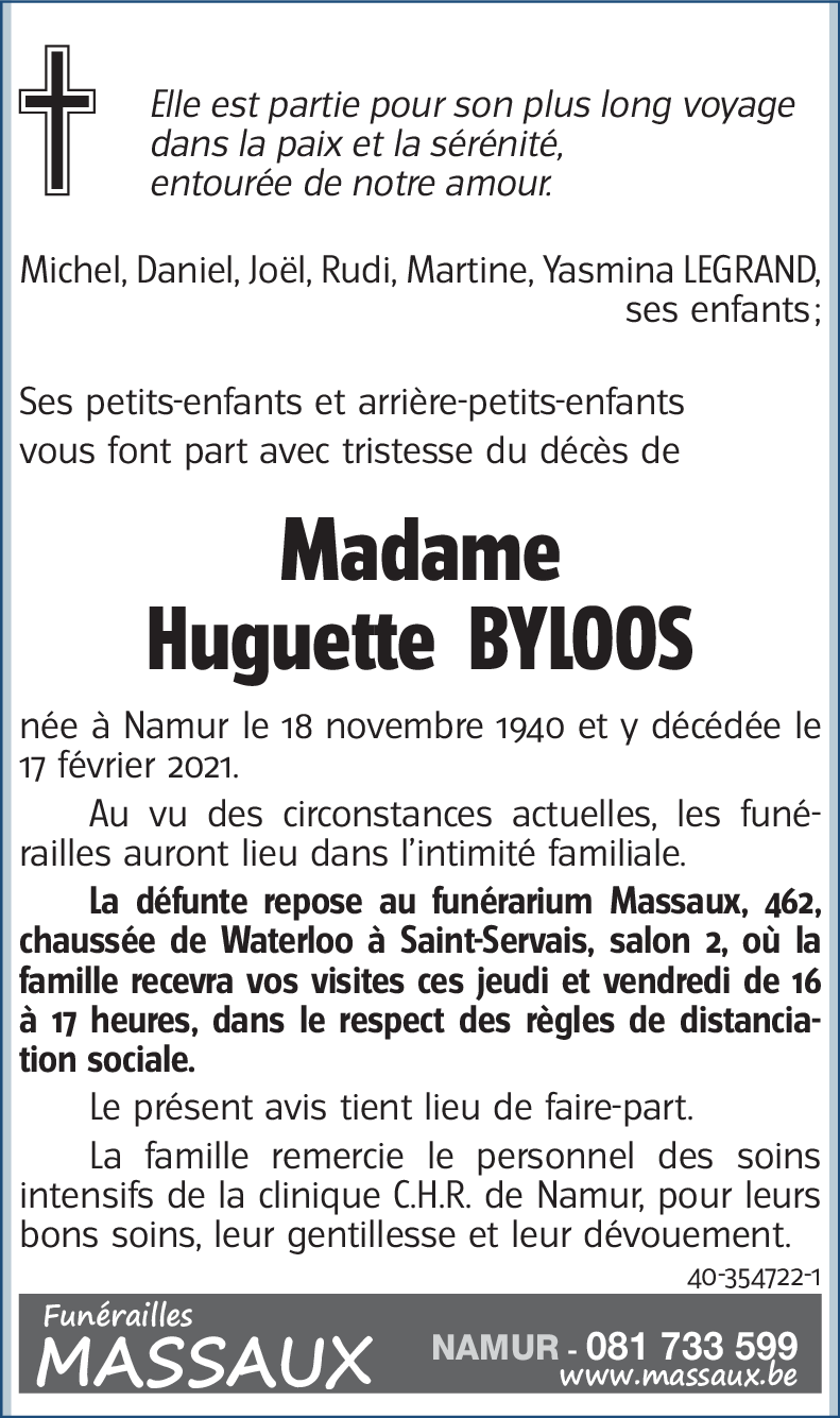 Huguette BYLOOS