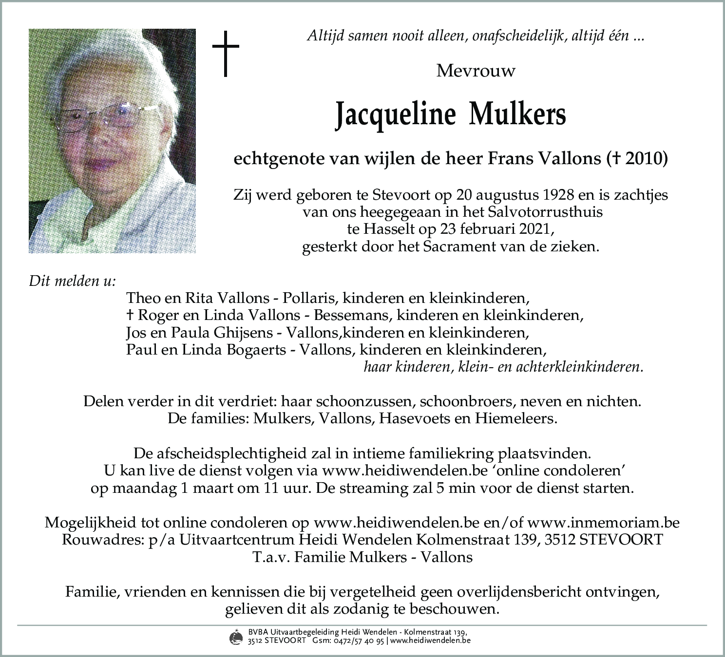 jacqueline Mulkers