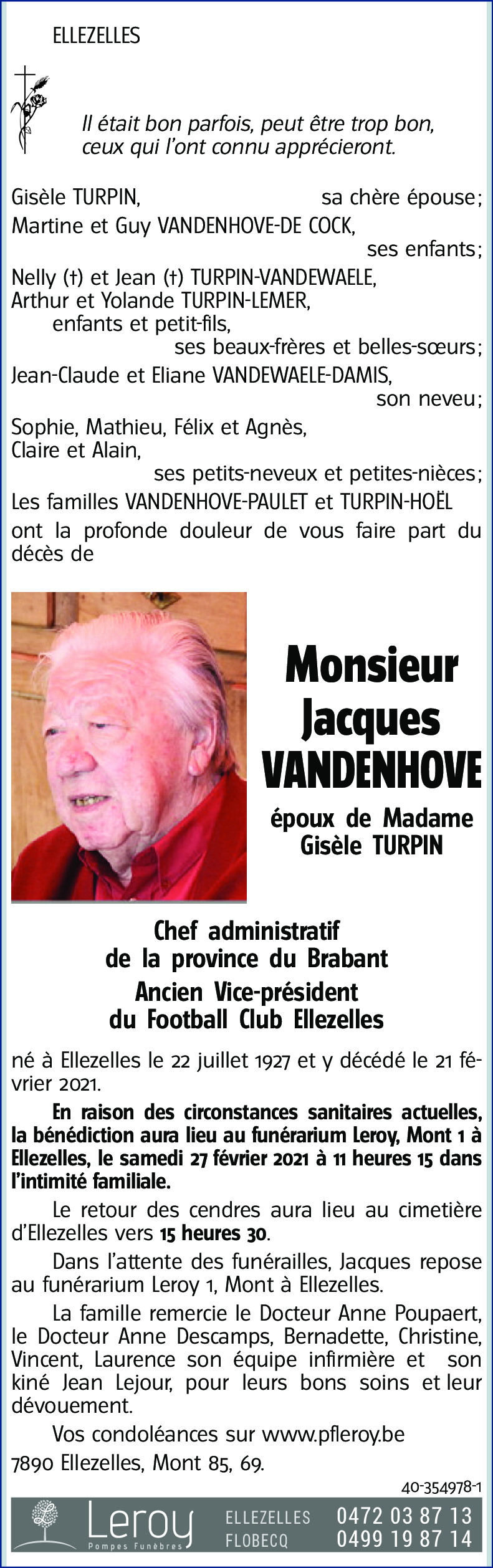 Jacques Vandenhove