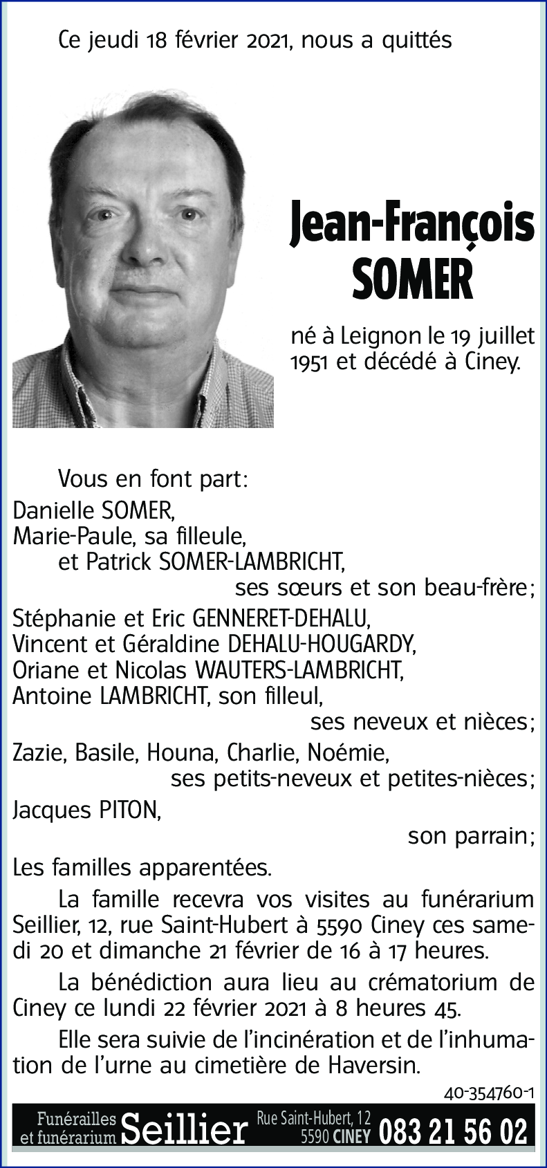 Jean-François SOMER