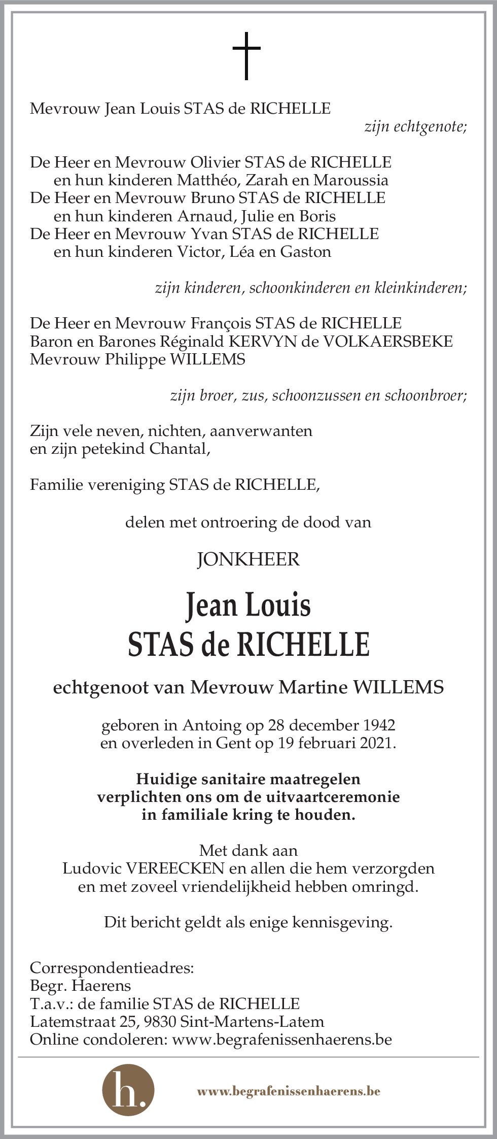 Jean Louis Stas de Richelle