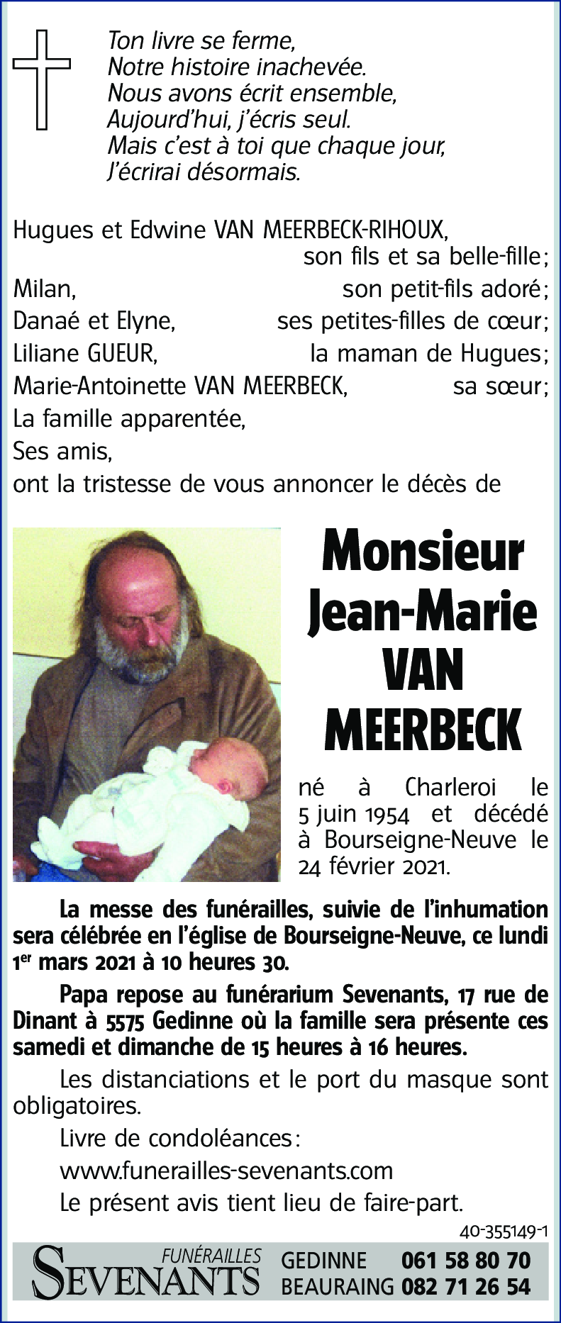 Jean-Marie VAN MEERBECK