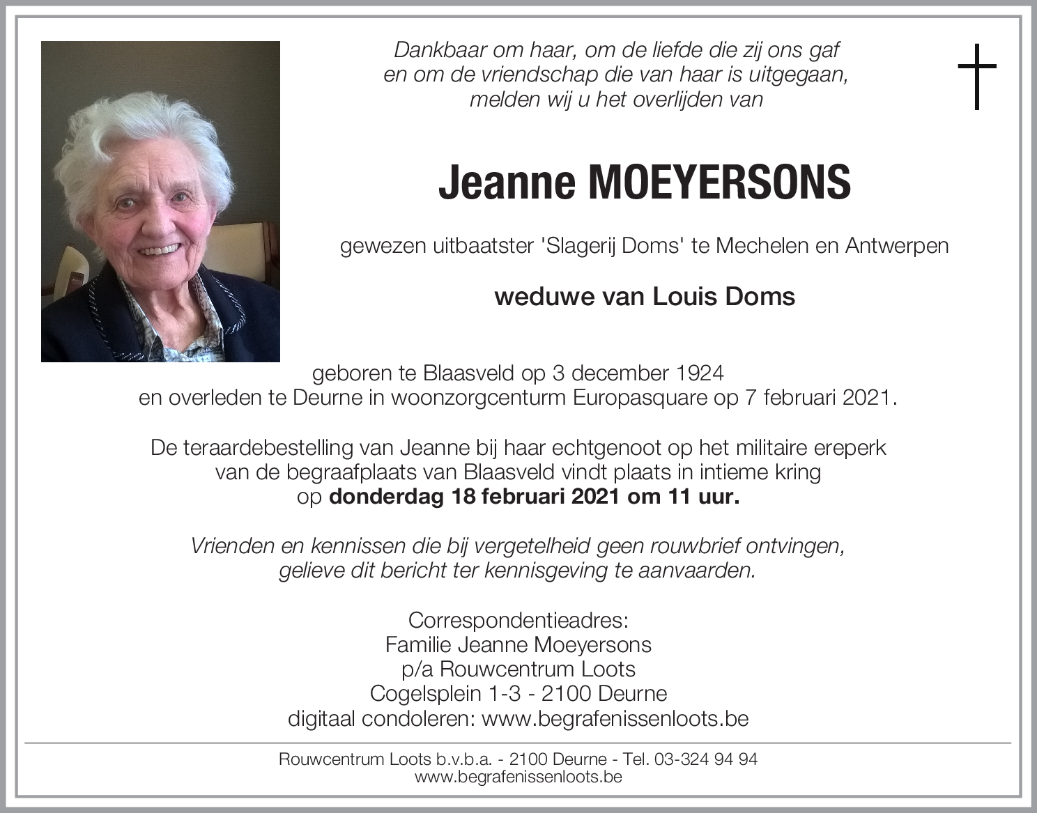 Jeanne Moeyersons