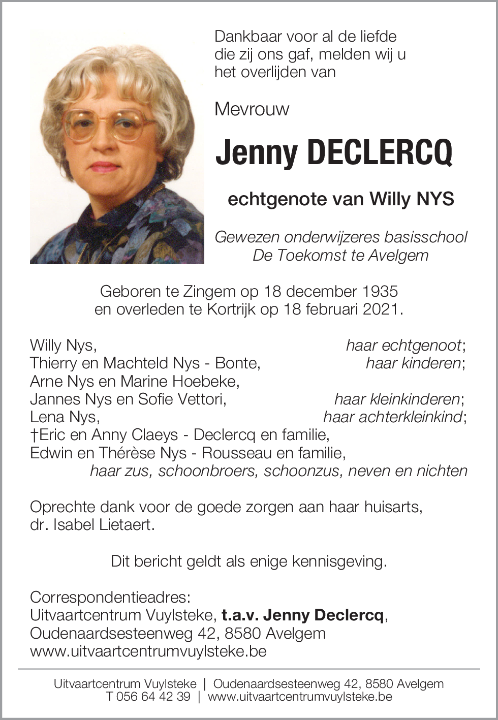 Jenny Declercq