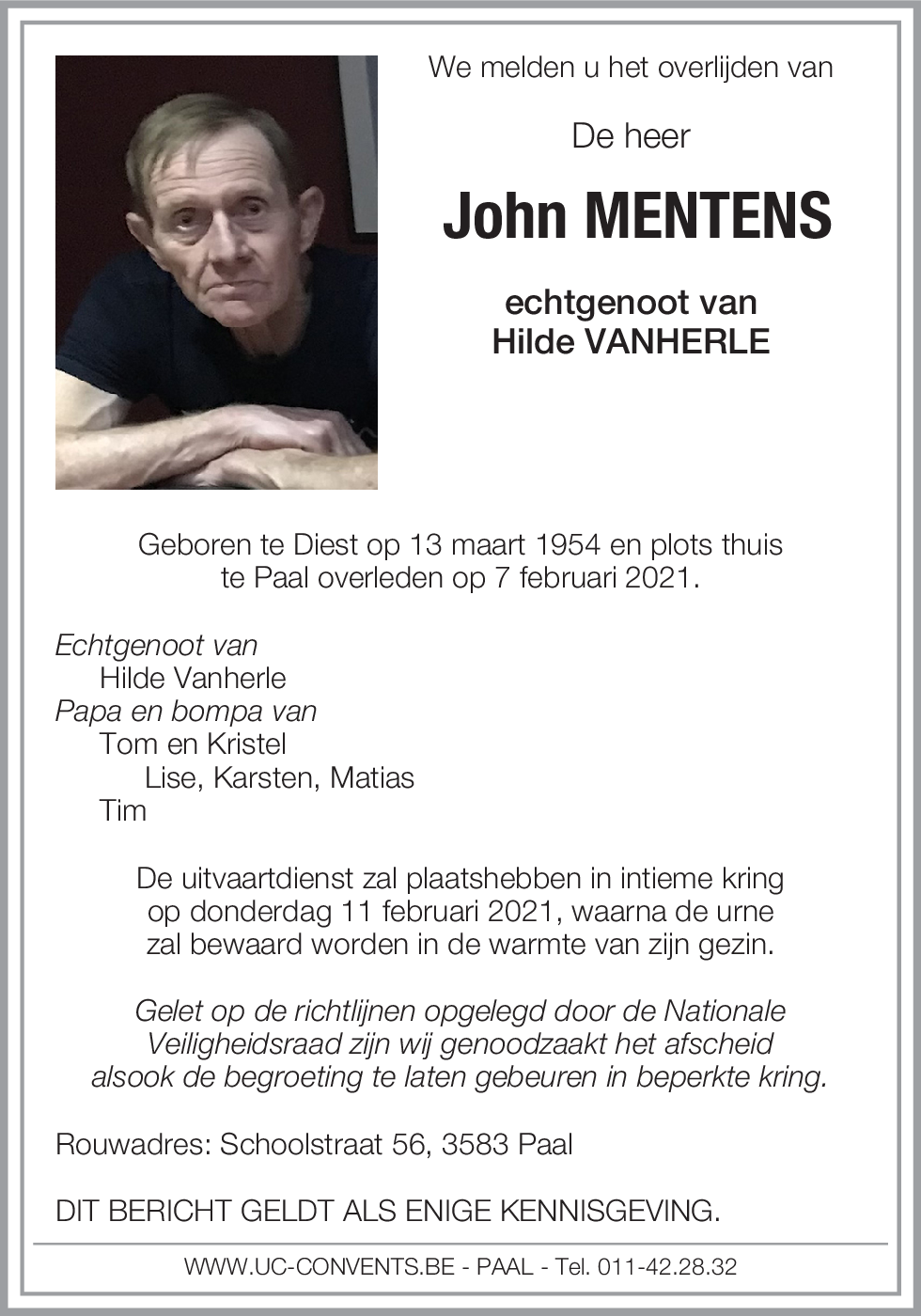 John Mentens