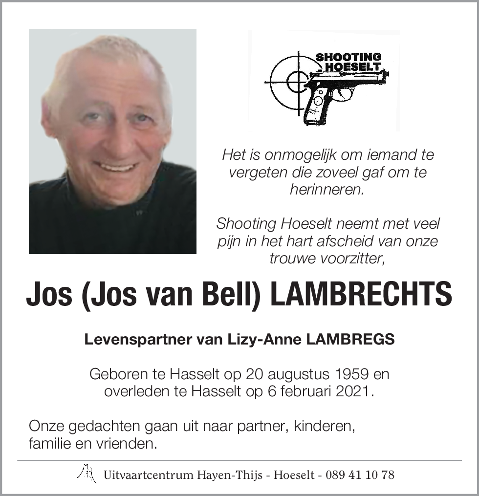 Jos LAMBRECHTS