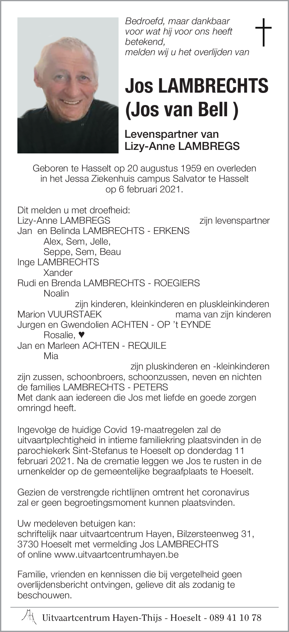 Jos LAMBRECHTS