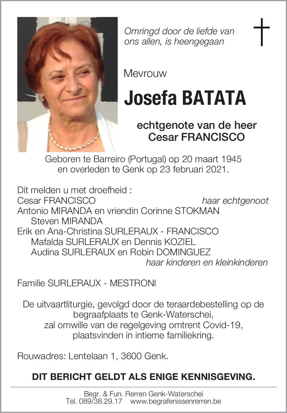 Josefa BATATA