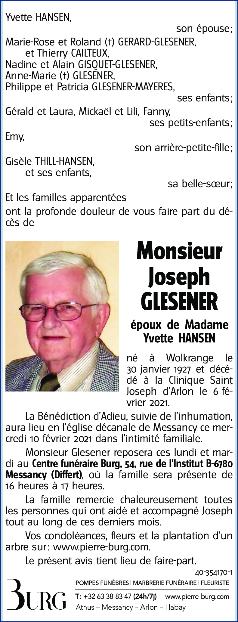 Joseph GLESENER