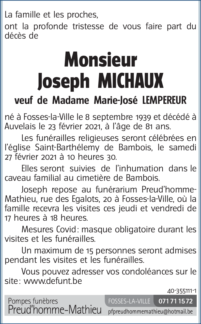 Joseph MICHAUX