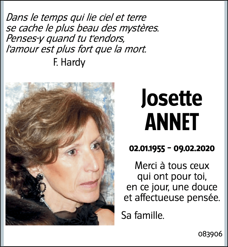 Josette ANNET