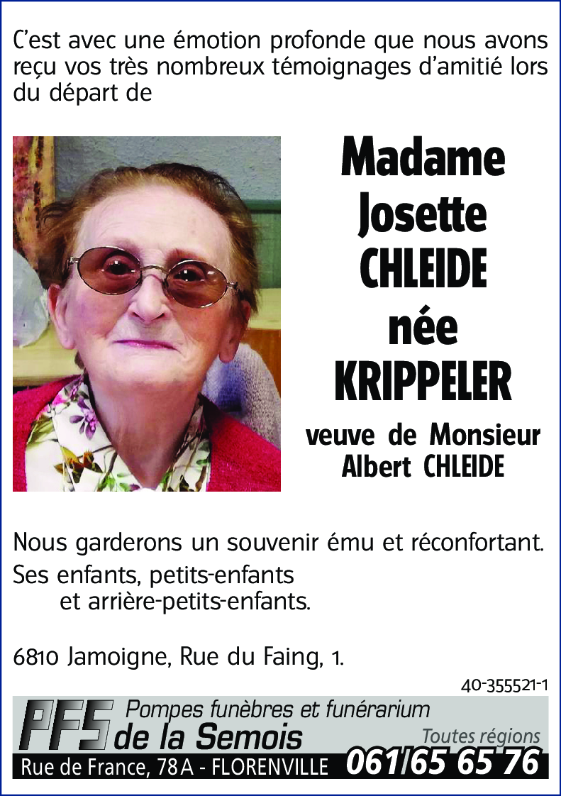 Josette KRIPPELER