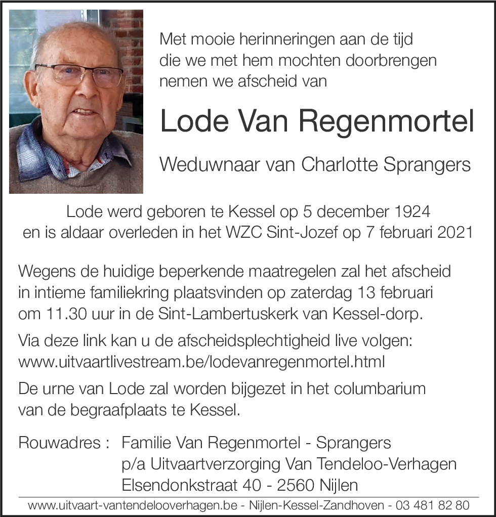 Lode Van Regenmortel