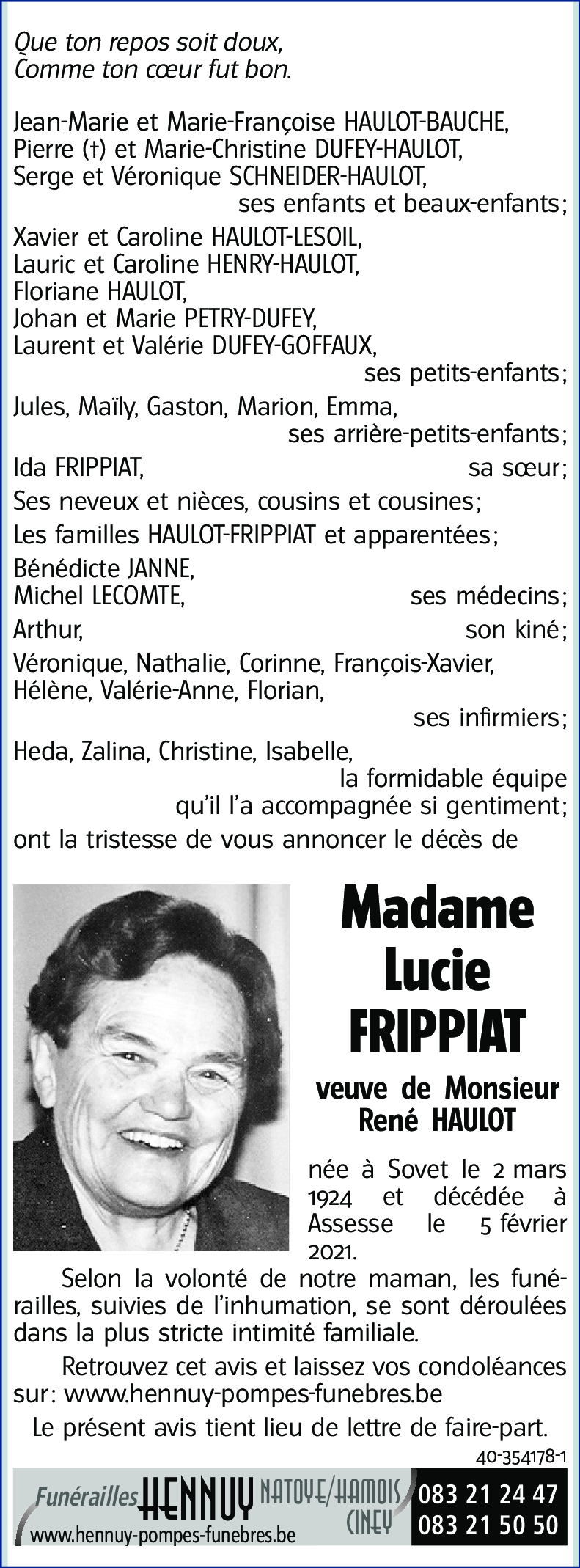 Lucie FRIPPIAT