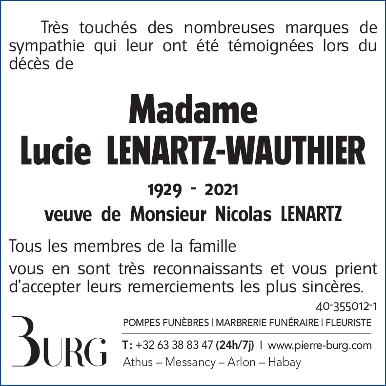 Lucie LENARTZ-WAUTHIER