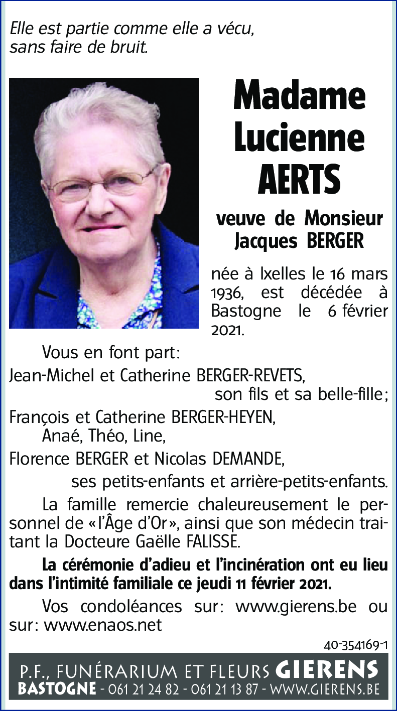 Lucienne AERTS