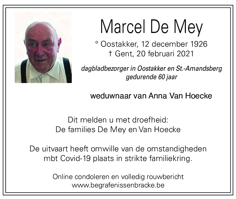 Marcel De Mey