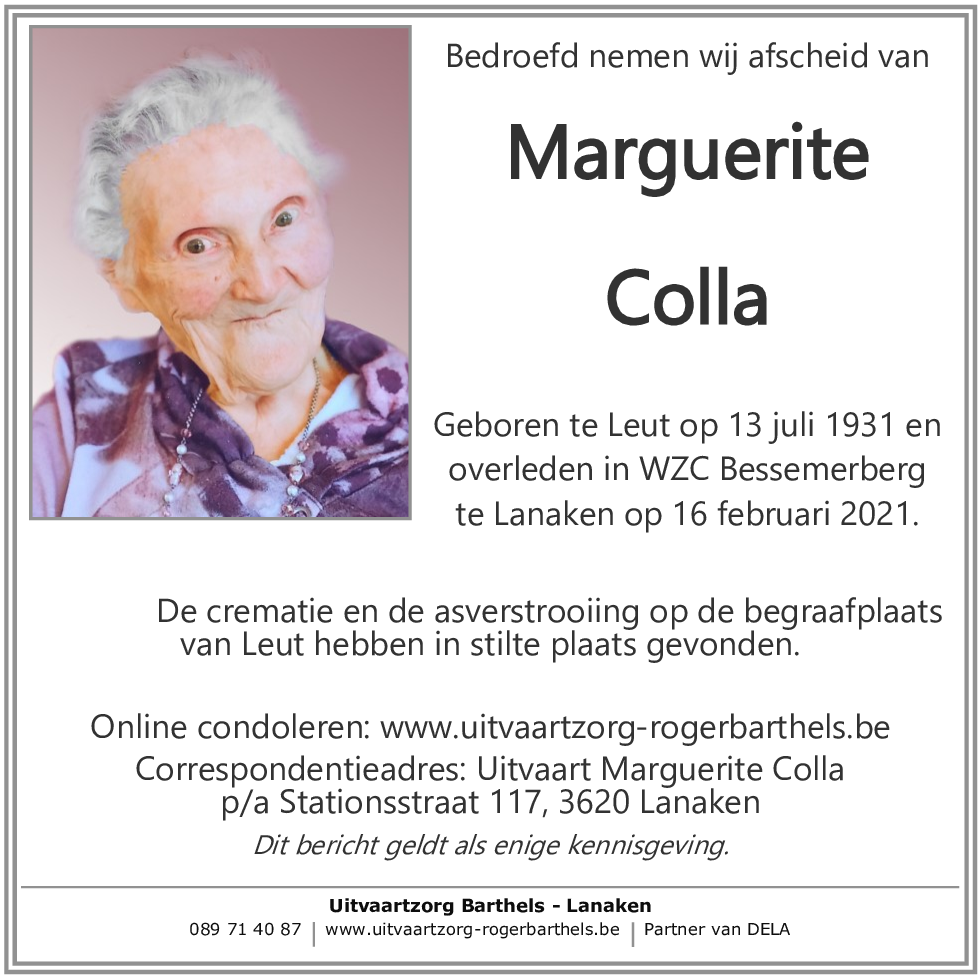 Marguerite Colla