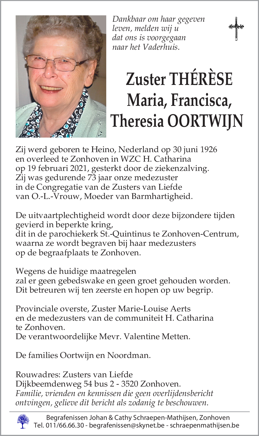 Maria Francisca Theresia Oortwijn