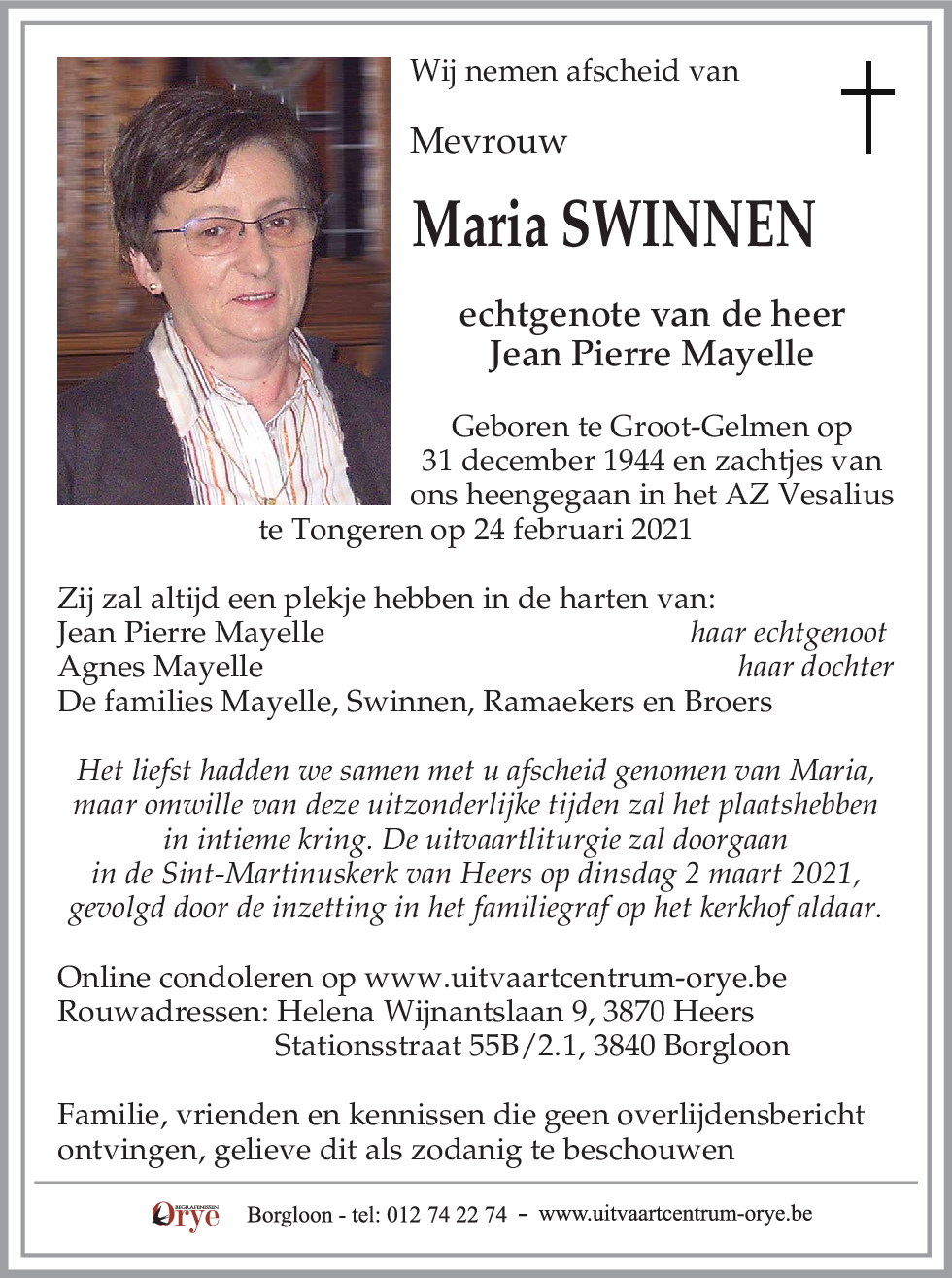 Maria Swinnen