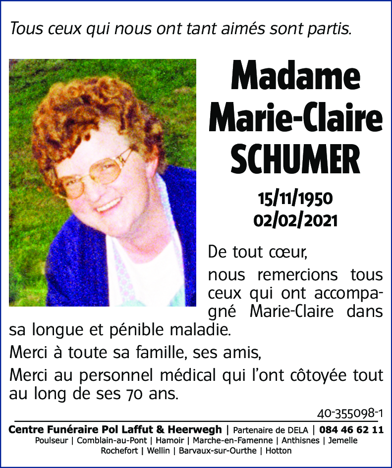 Marie-Claire SCHUMER