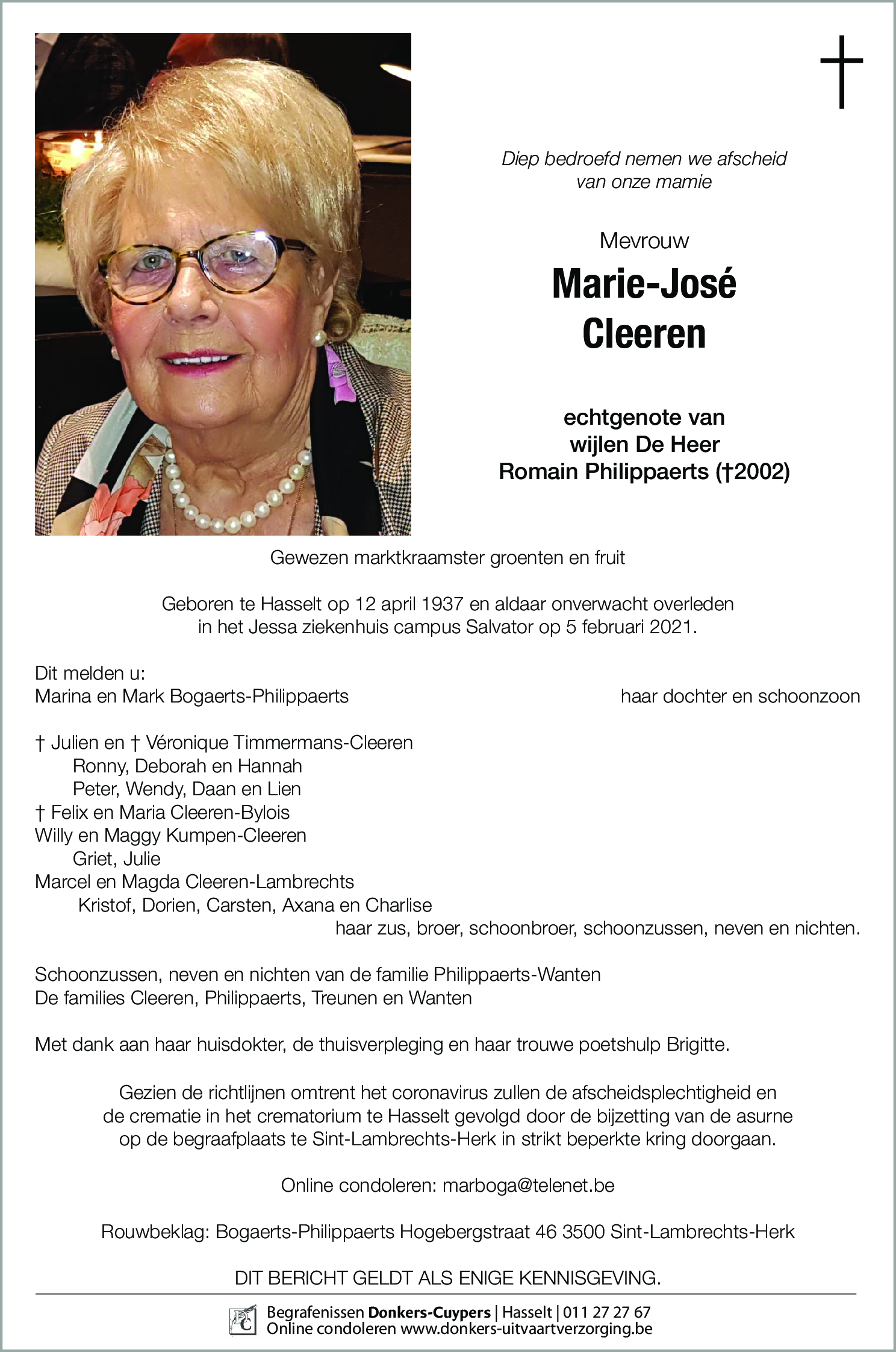 Marie-José CLEEREN