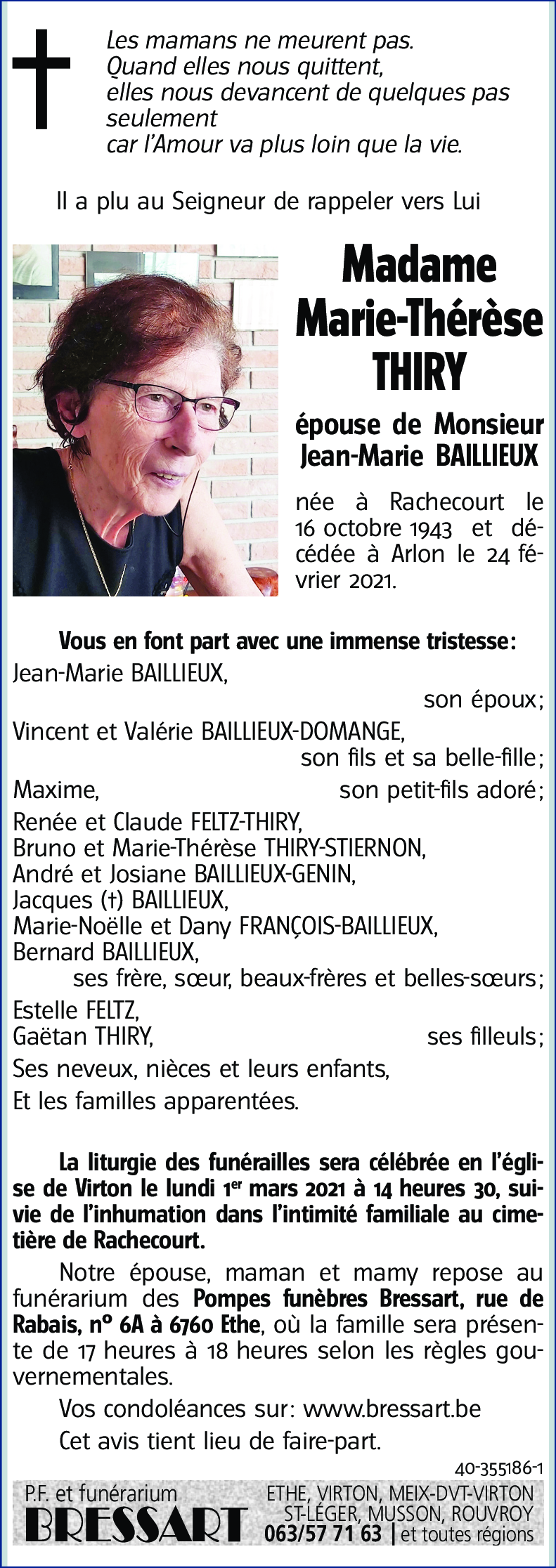 Marie-Thérèse THIRY