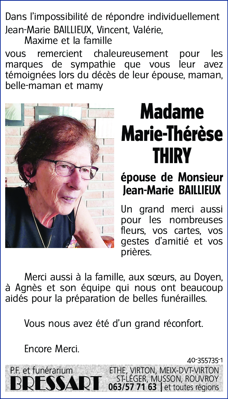Marie-Thérèse THIRY