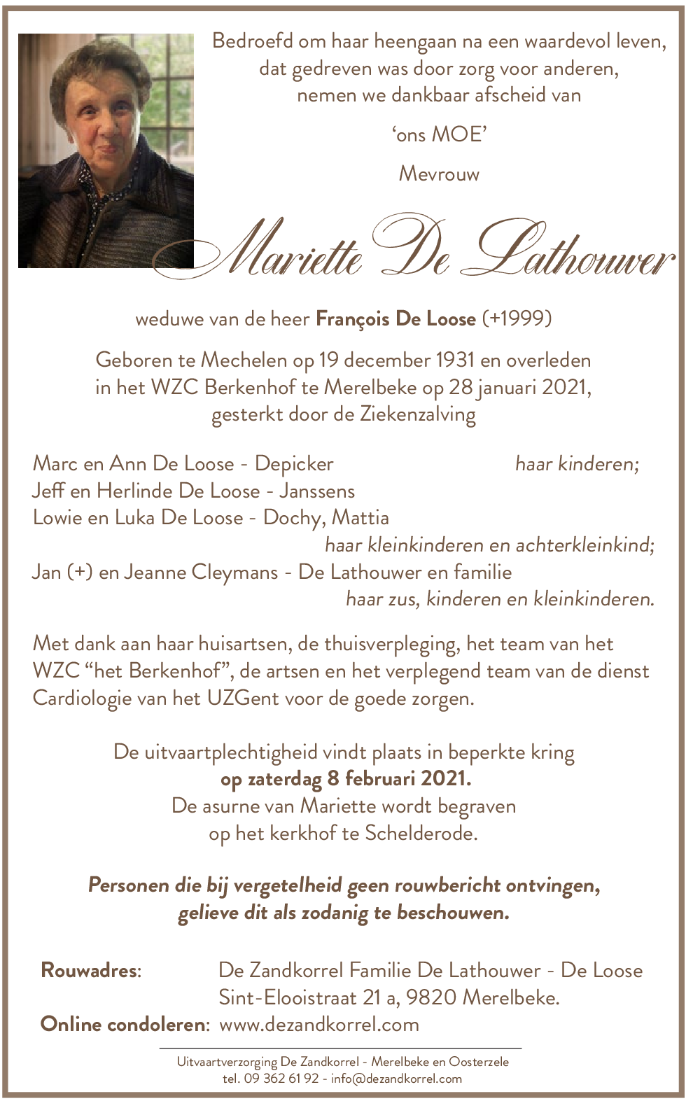 Mariette De Lathouwer