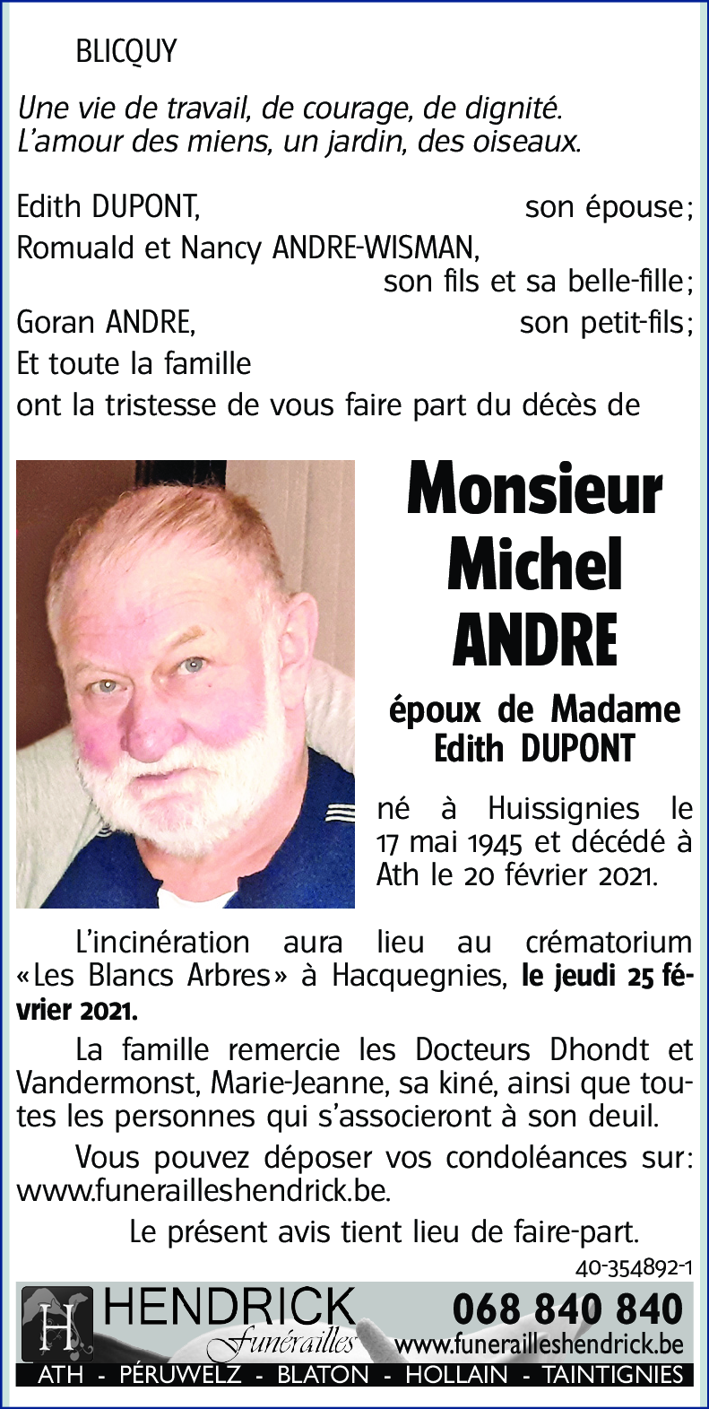 Michel ANDRE