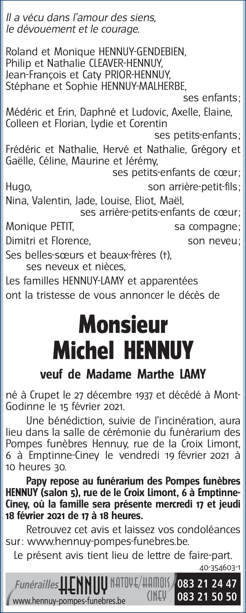 Michel HENNUY