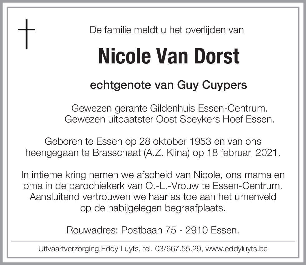 Nicole Van Dorst