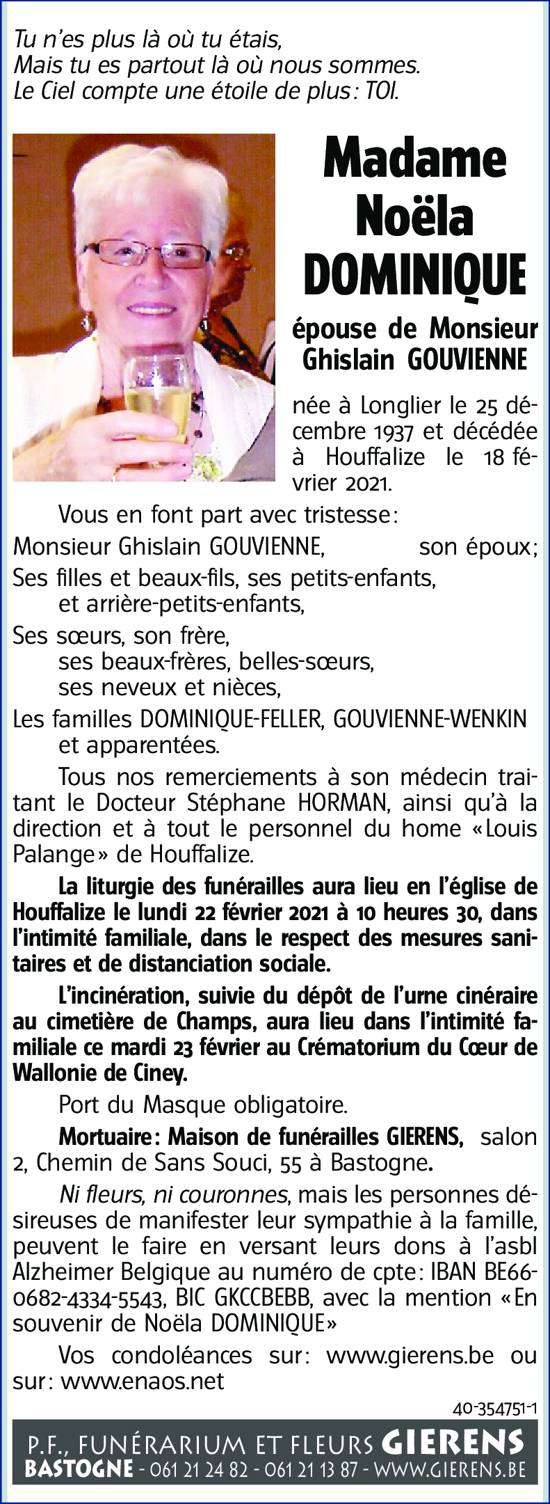 Noëla DOMINIQUE