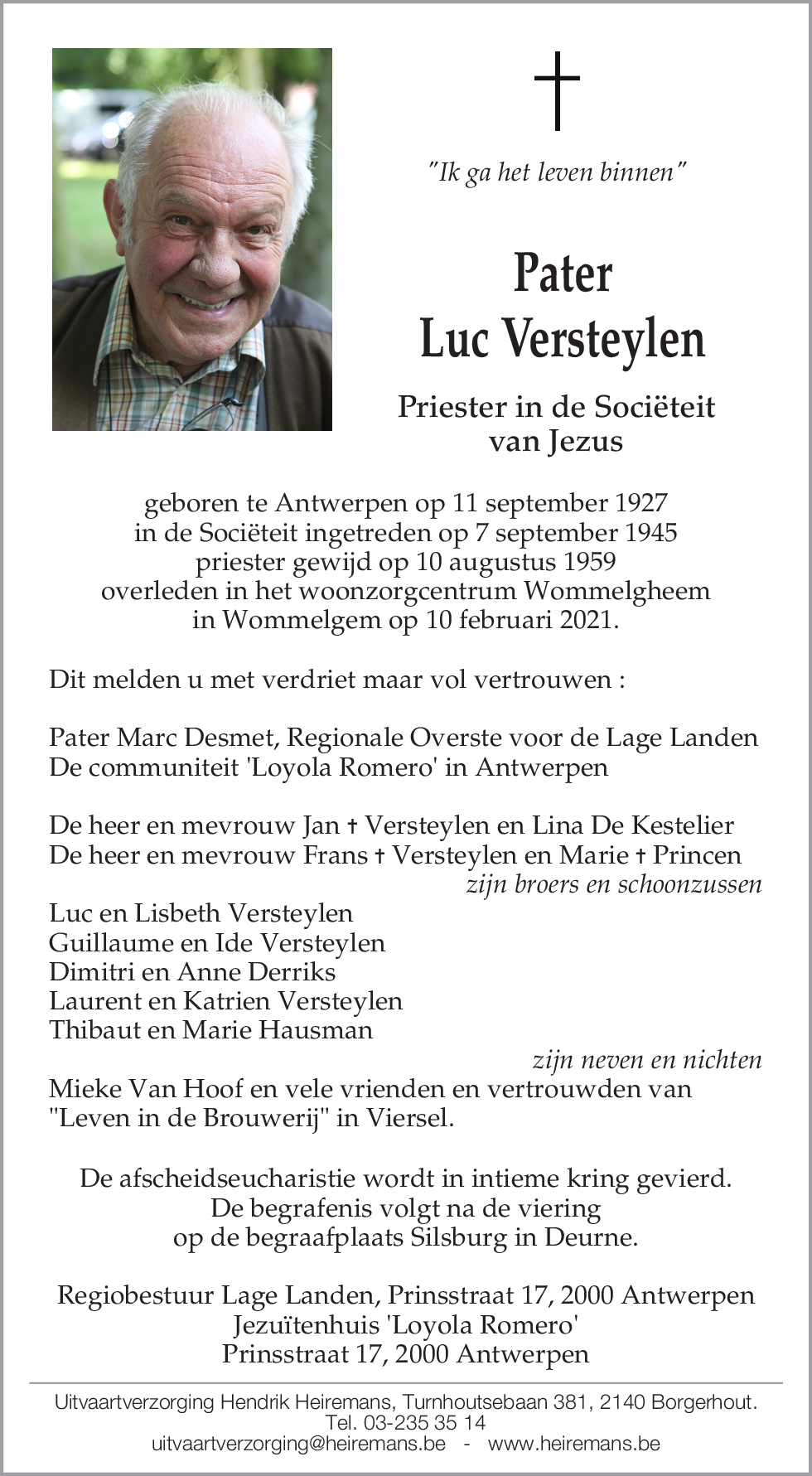 Pater Luc Versteylen