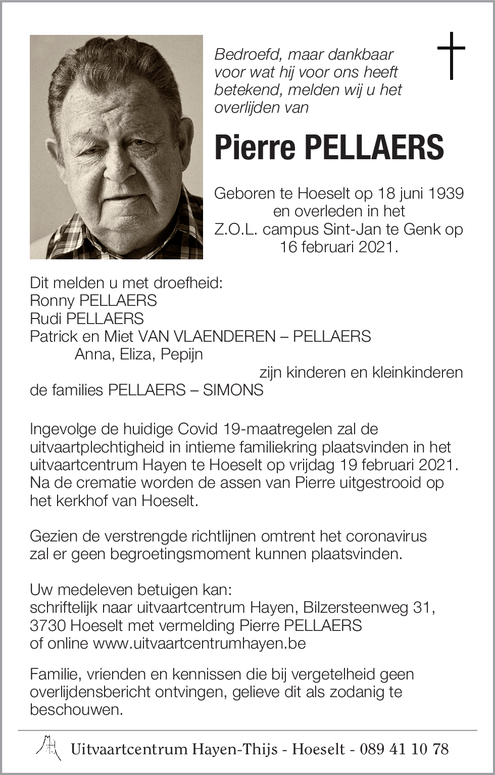 Pierre PELLAERS