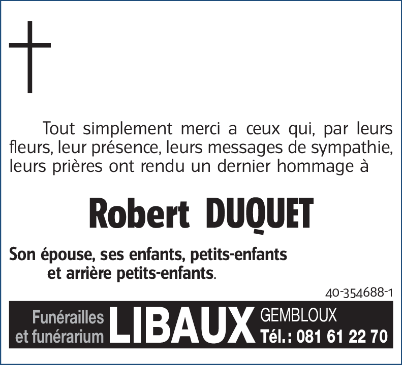 Robert DUQUET