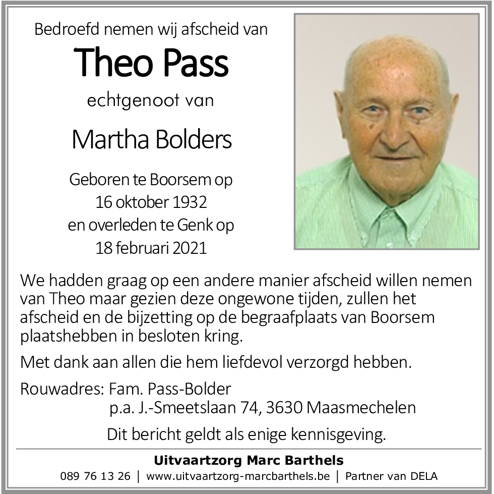 Theo Pass