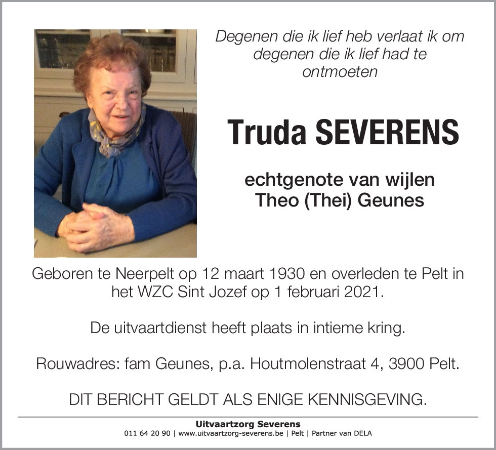 Truda Severens